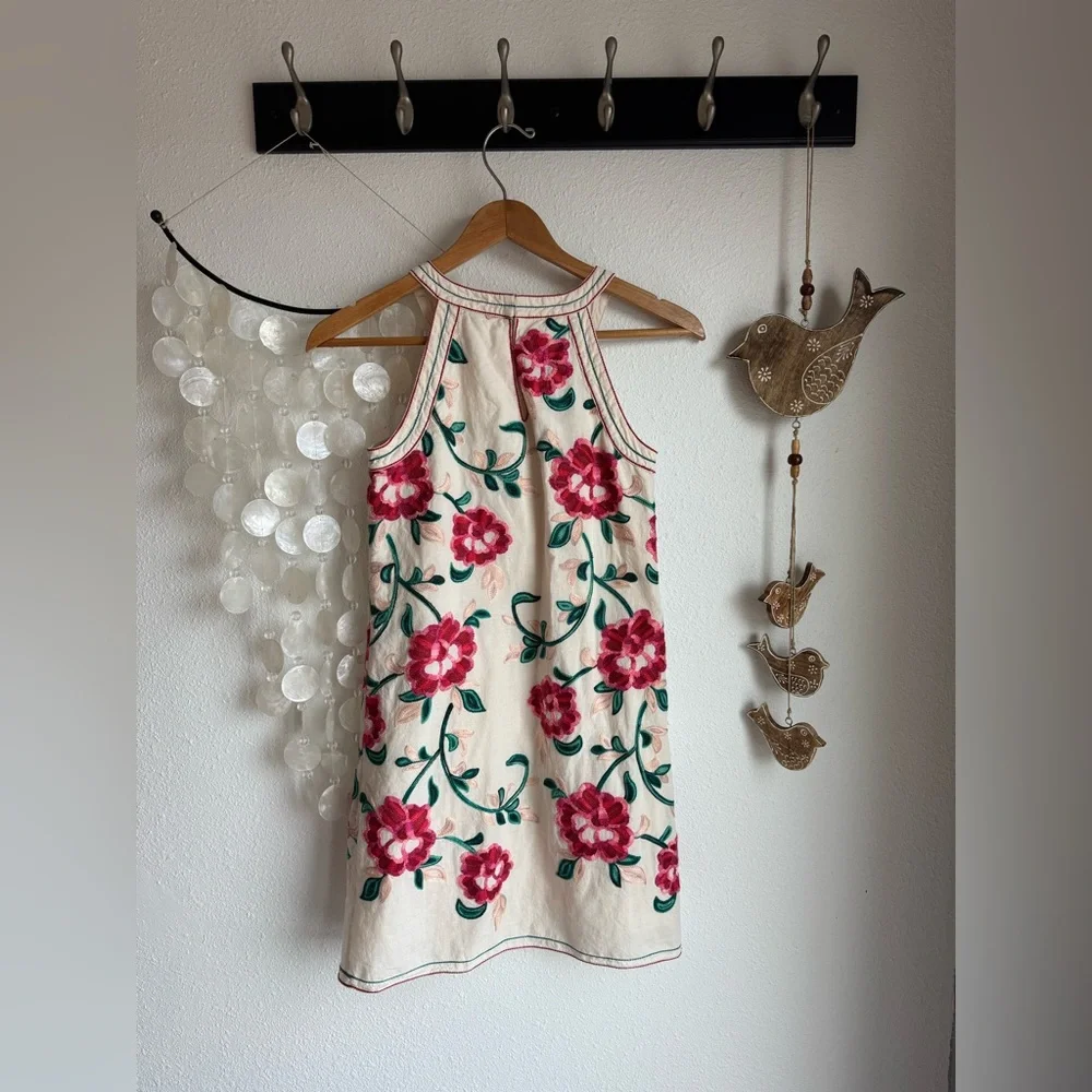 Chelsea and Violet Flower Embroidered Dress Size XS. - Picture 2 of 8